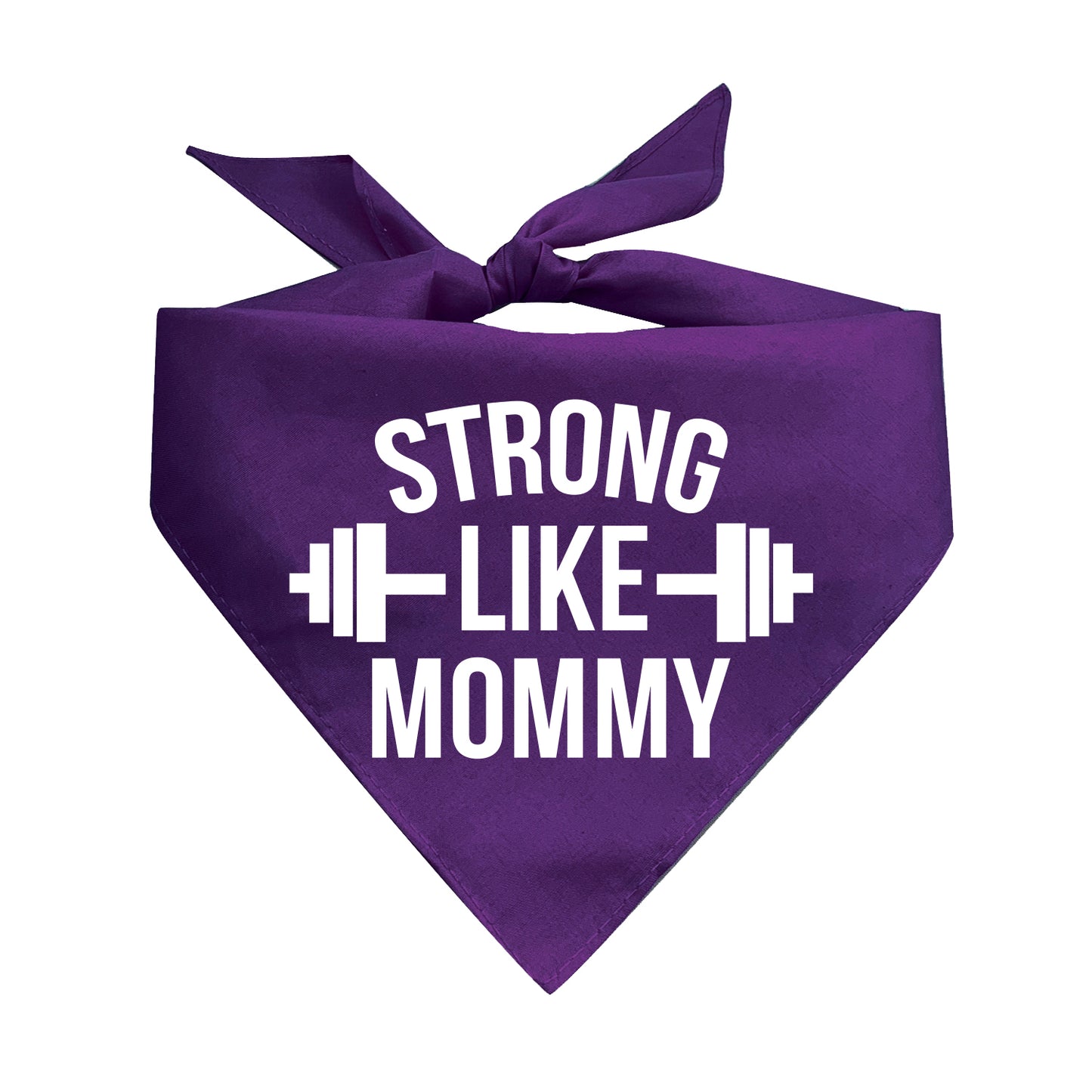 Strong Like Mommy Triangle Dog Bandana