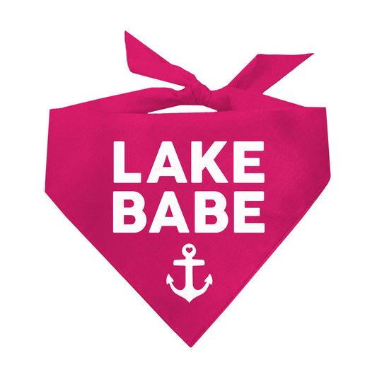 Lake Babe Triangle Dog Bandana