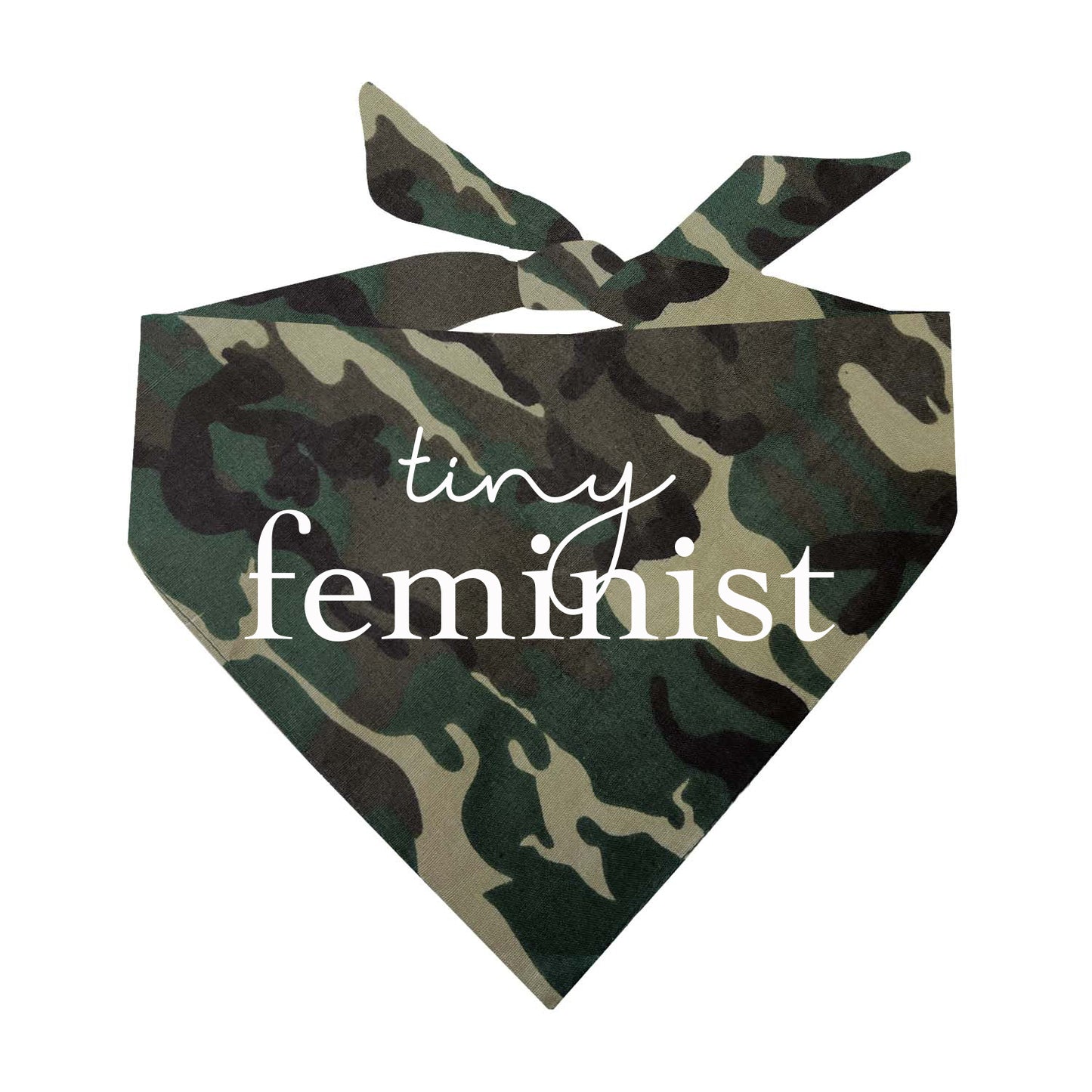 Tiny Feminist Triangle Dog Bandana