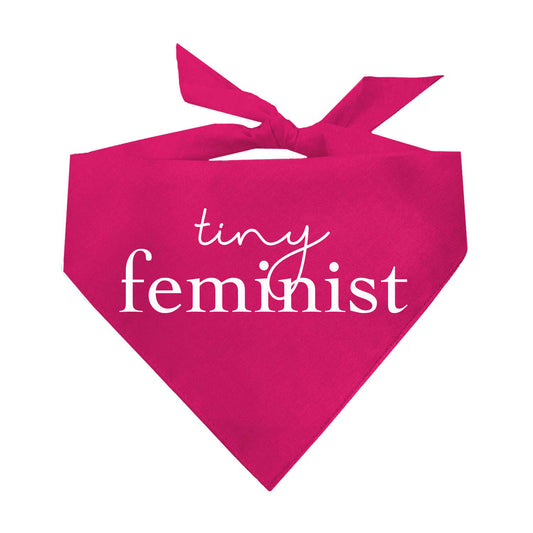 Tiny Feminist Triangle Dog Bandana
