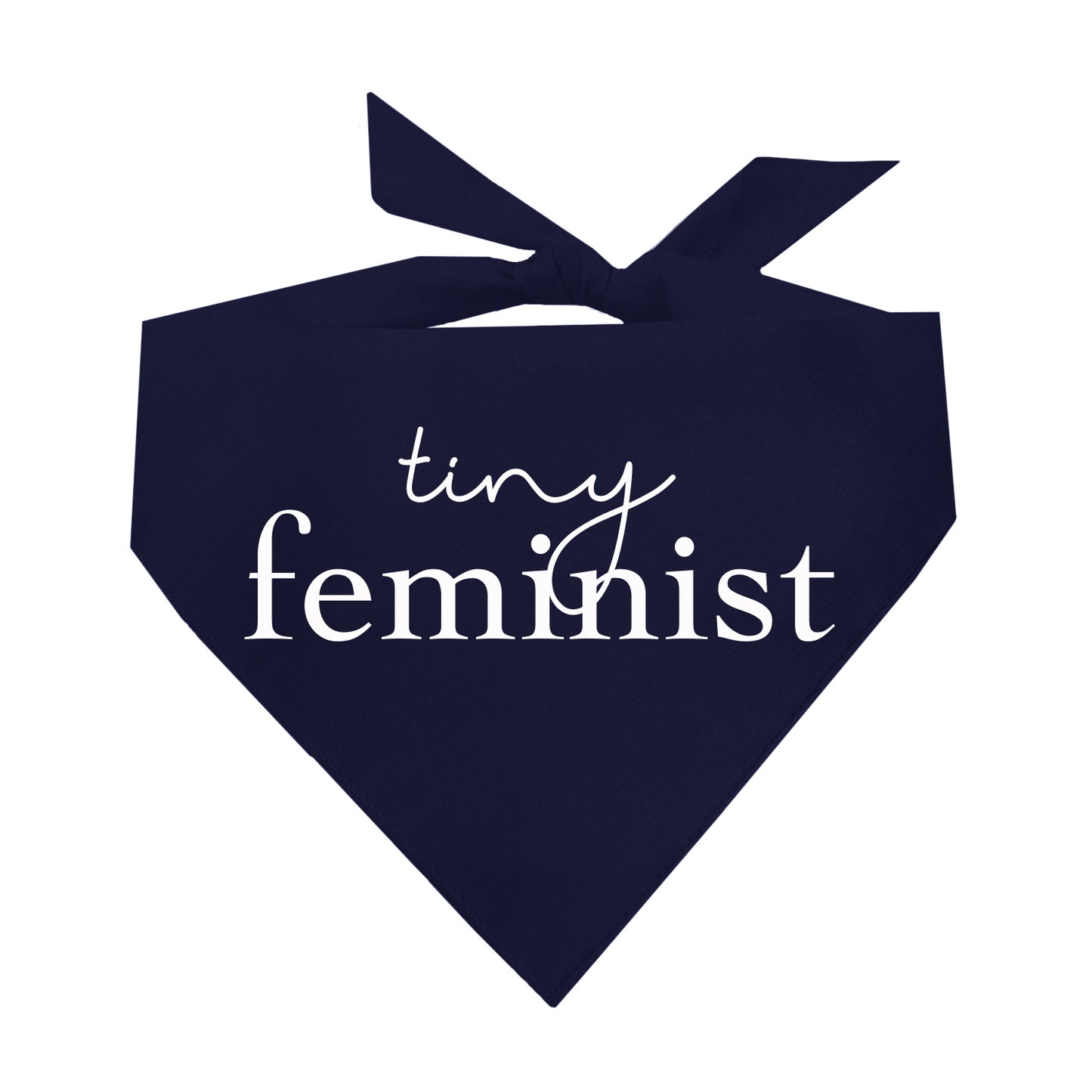 Tiny Feminist Triangle Dog Bandana