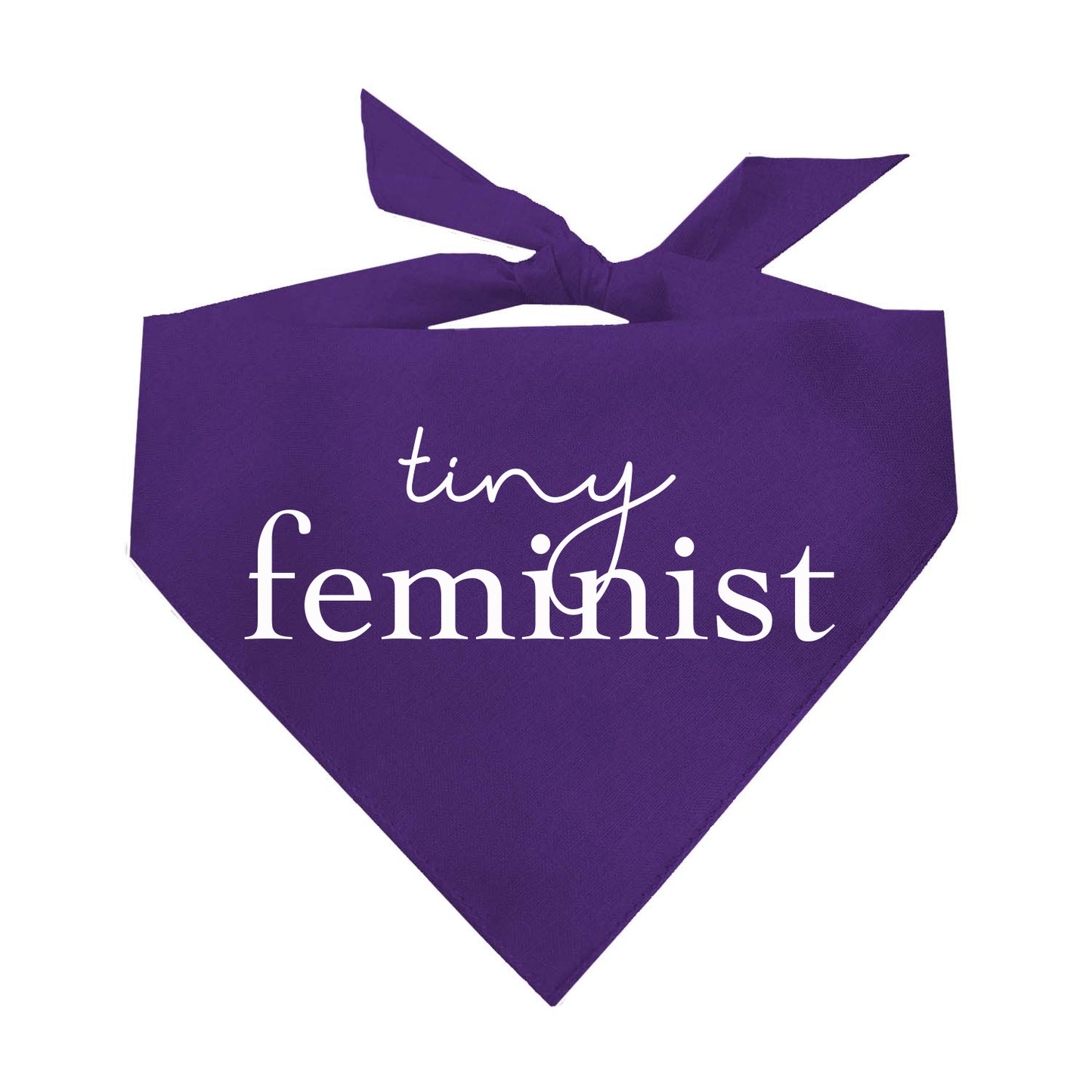 Tiny Feminist Triangle Dog Bandana