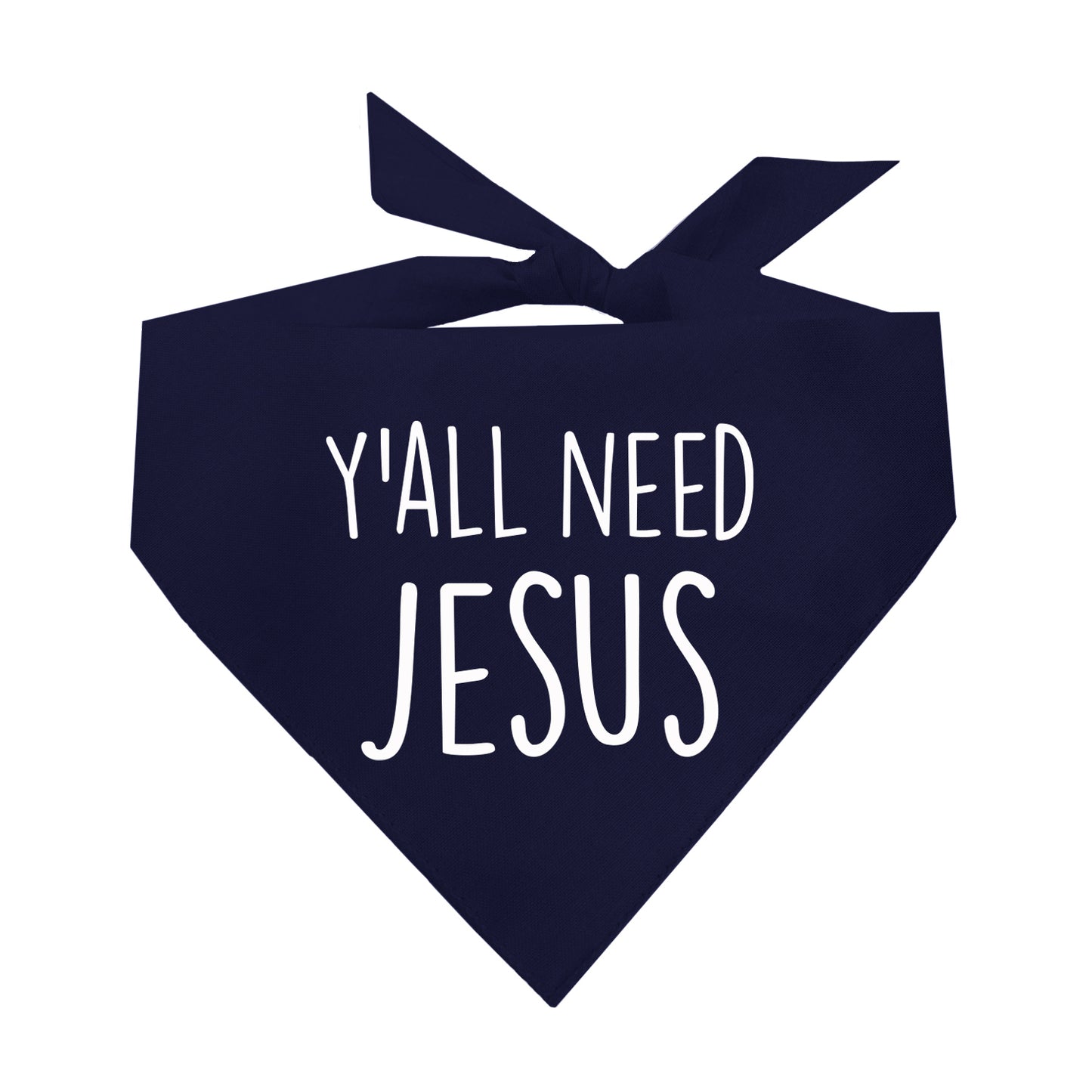 Y'all Need Jesus Triangle Dog Bandana