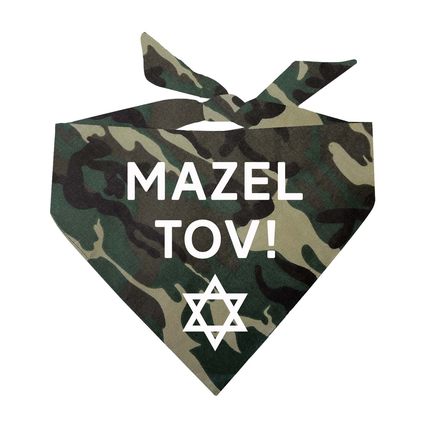 Mazel Tov! Triangle Dog Bandana