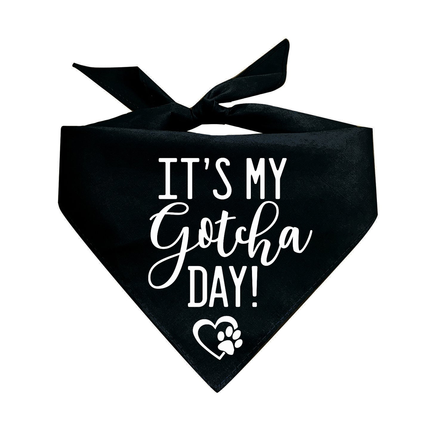 It’s My Gotcha Day! Triangle Dog Bandana