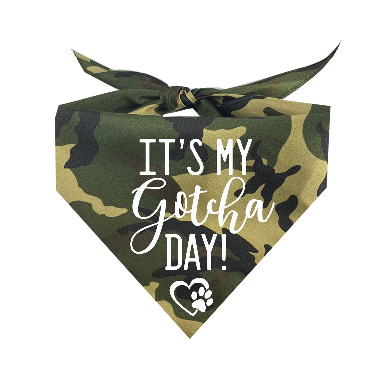 It’s My Gotcha Day! Triangle Dog Bandana