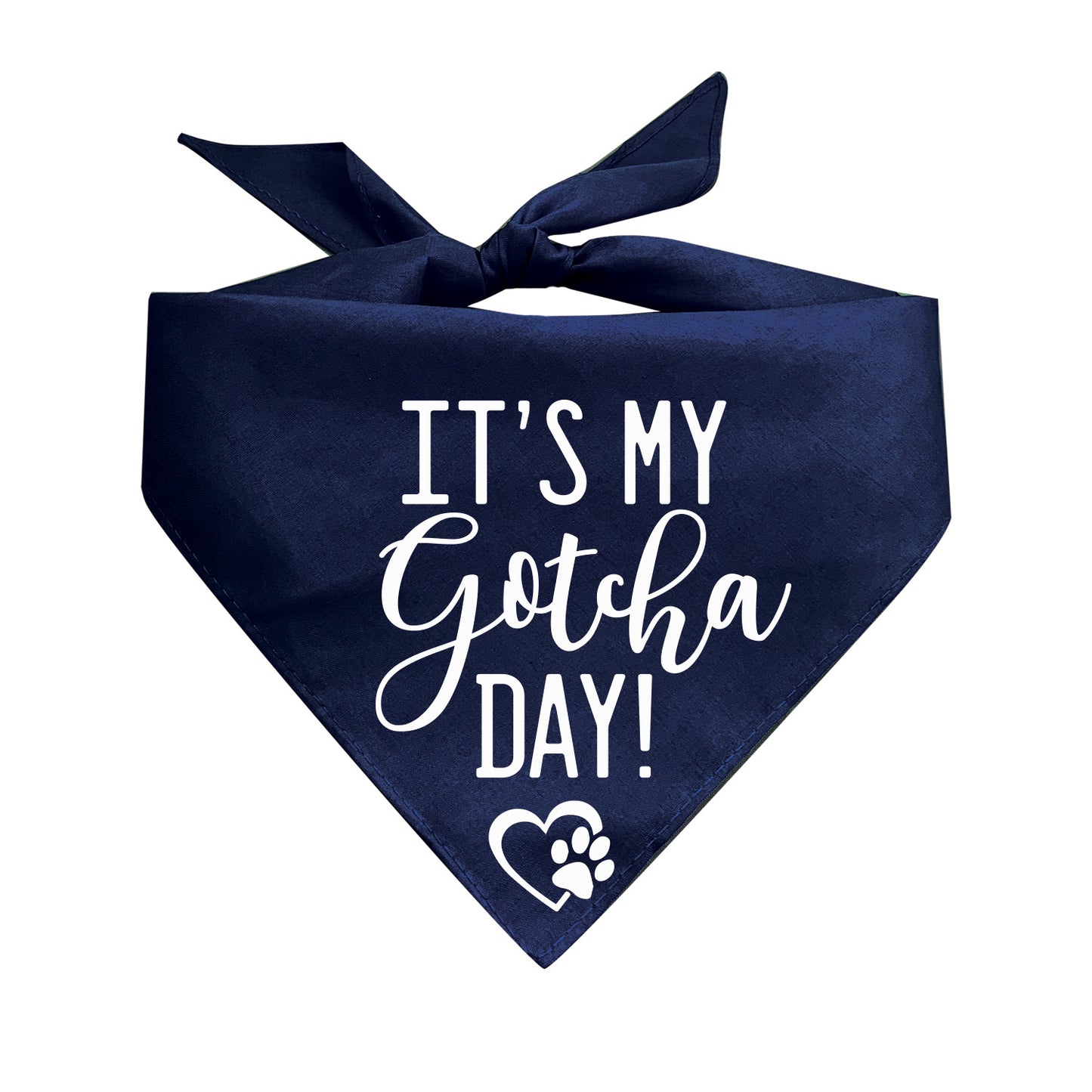 It’s My Gotcha Day! Triangle Dog Bandana