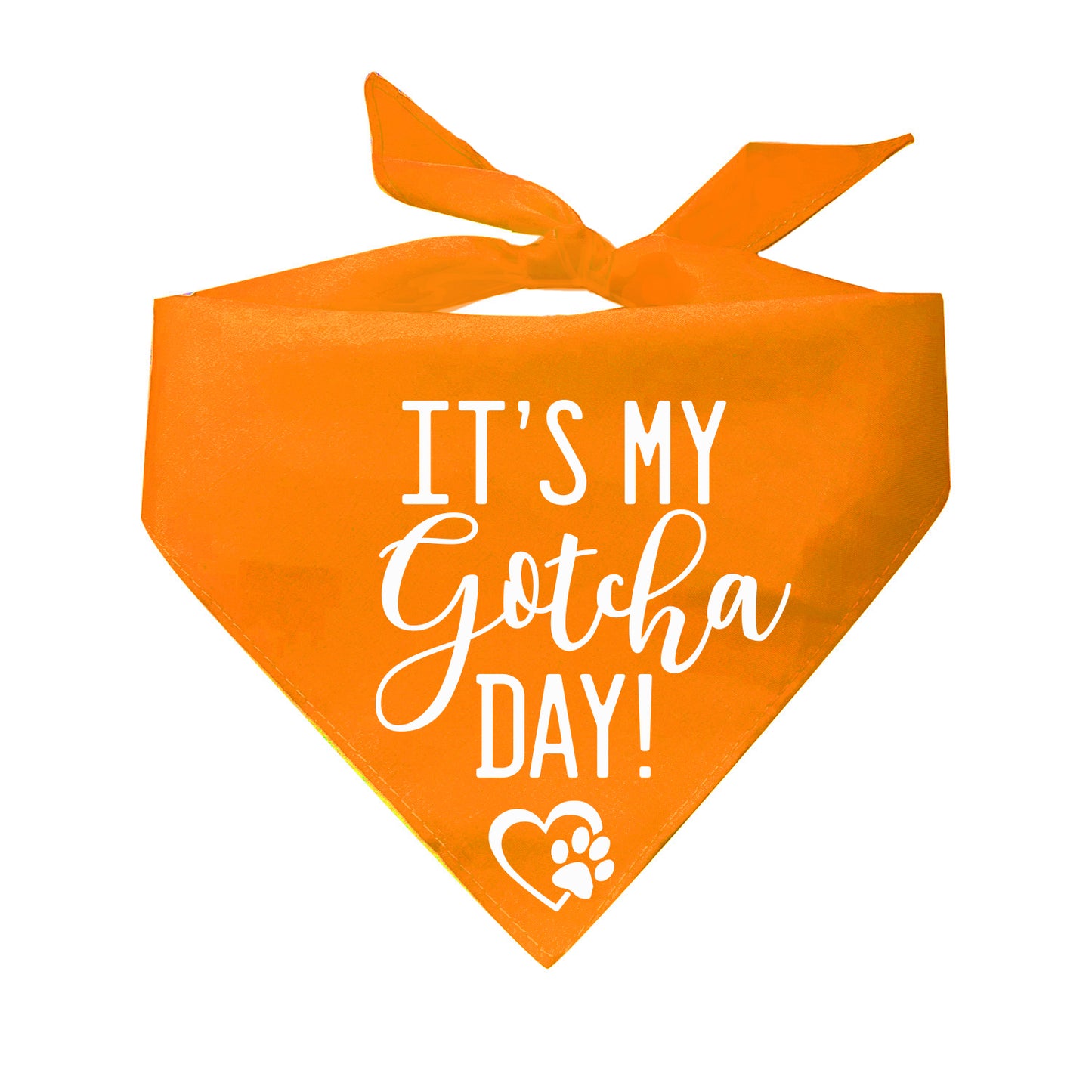 It’s My Gotcha Day! Triangle Dog Bandana