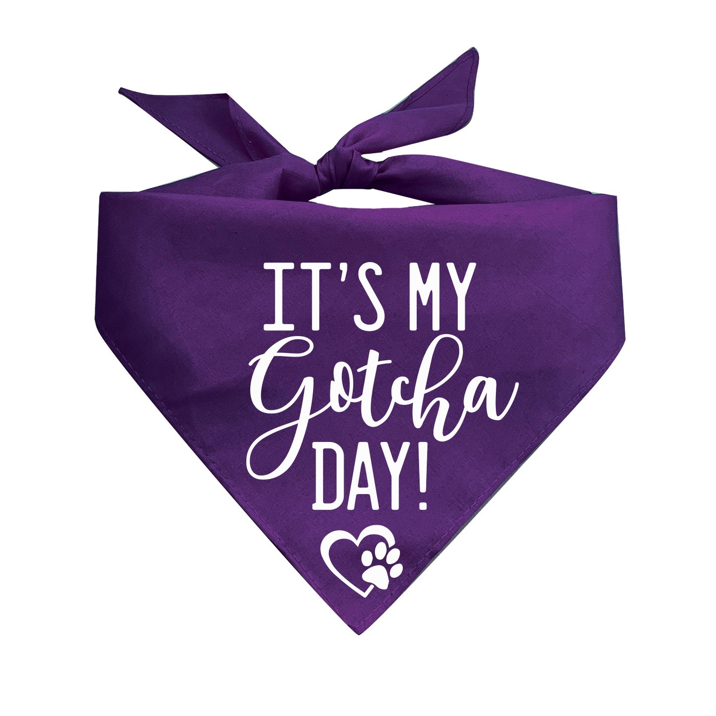It’s My Gotcha Day! Triangle Dog Bandana