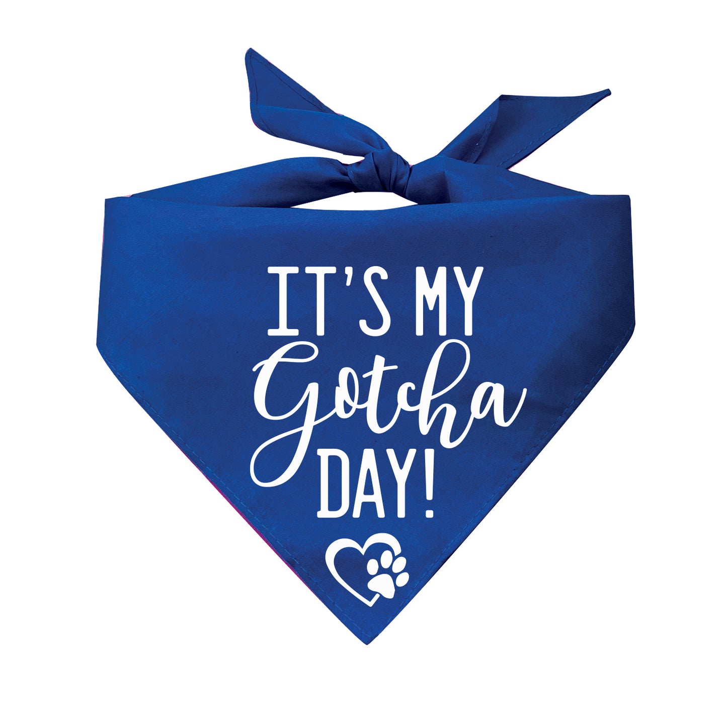 It’s My Gotcha Day! Triangle Dog Bandana