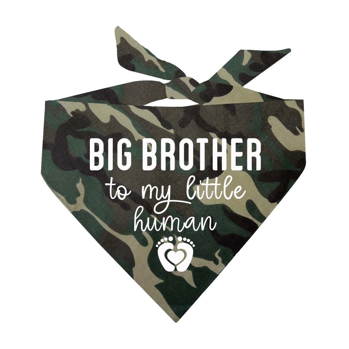 Big Brother To My Little Human Triangle Dog Bandana