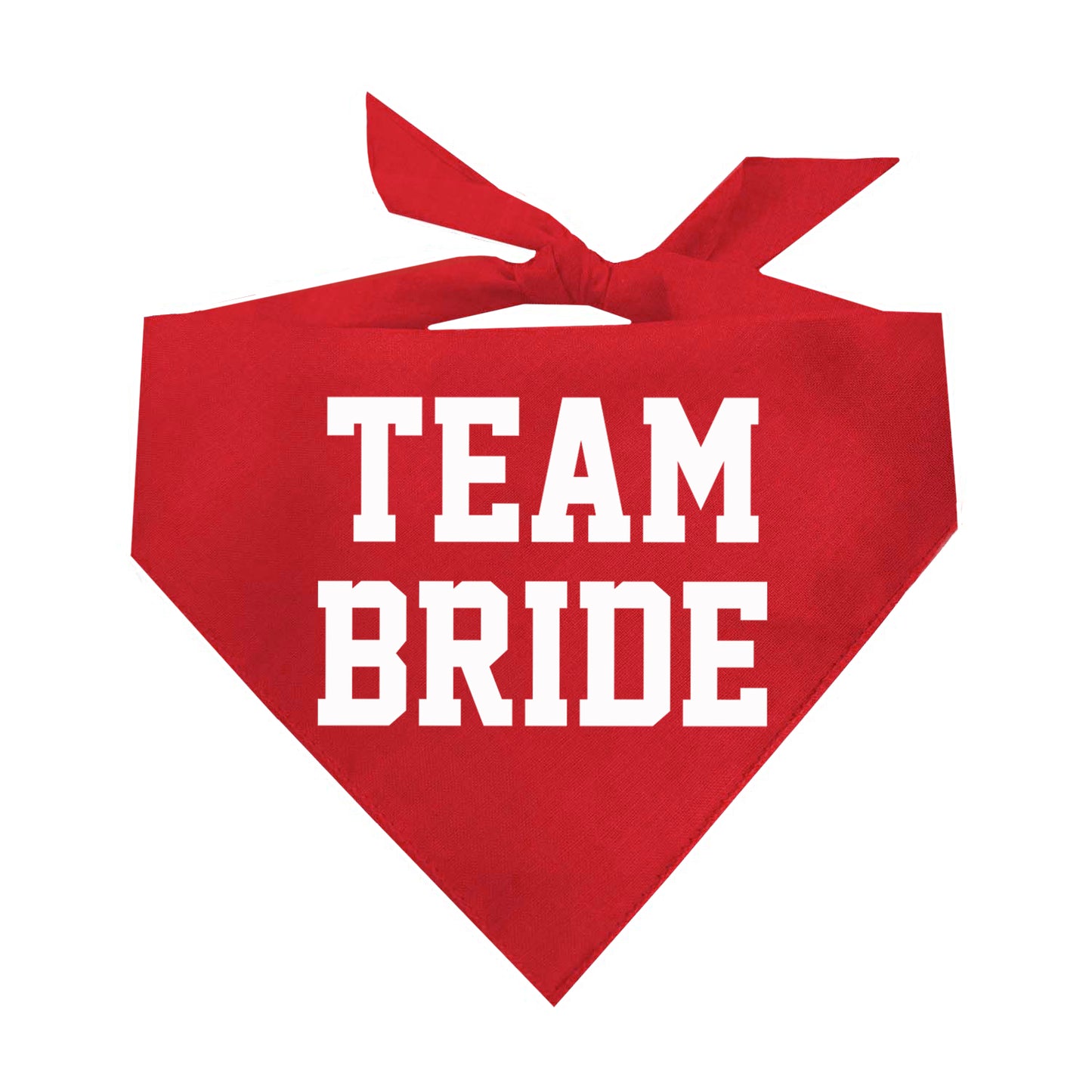 Team Bride Triangle Dog Bandana