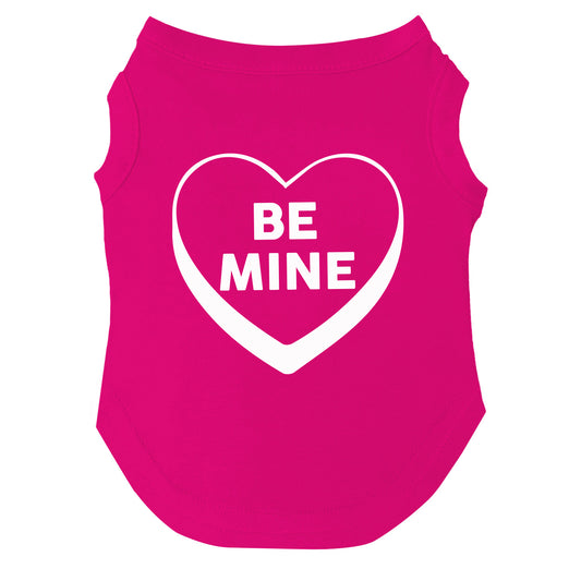 Be Mine Candy Heart Valentine's Day Dog Tee