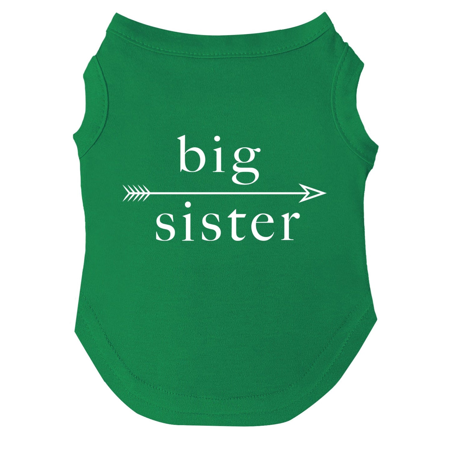 Big Sister Arrow Dog Tee