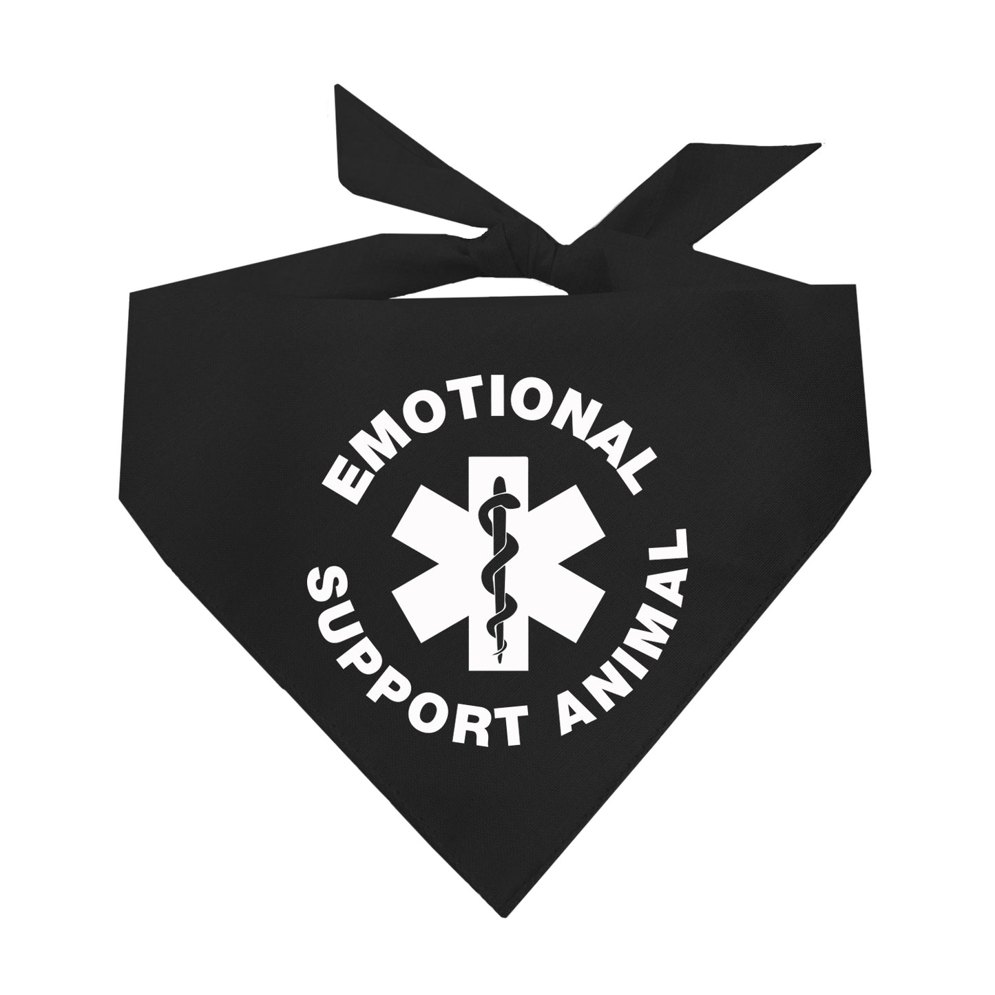 Emotional Support Animal Triangle Dog Bandana