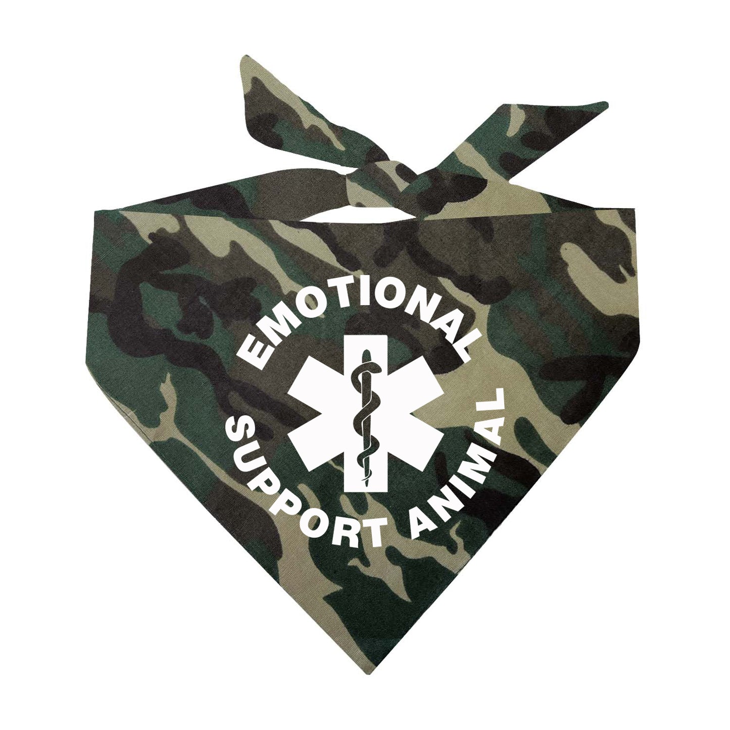 Emotional Support Animal Triangle Dog Bandana