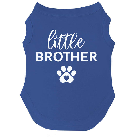 Little Brother Heart Paw Dog Tee