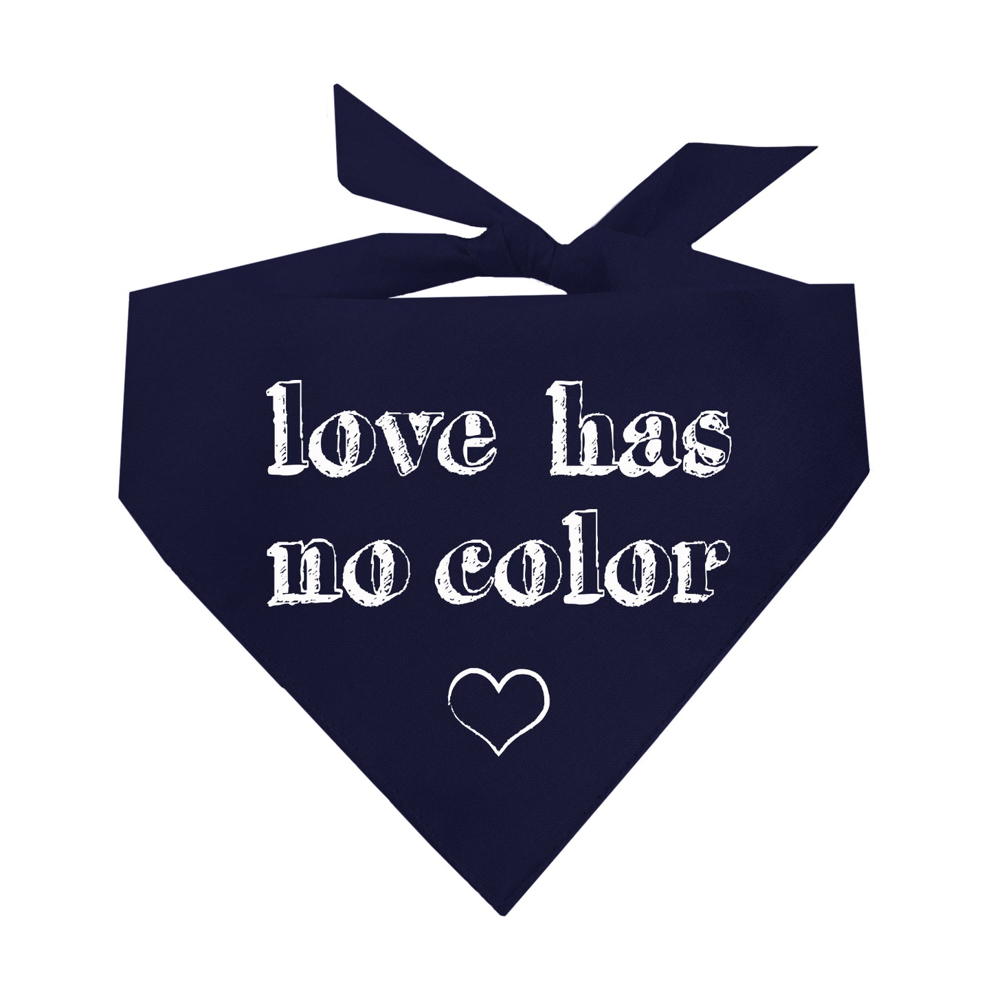 Love Has No Color Triangle Dog Bandana