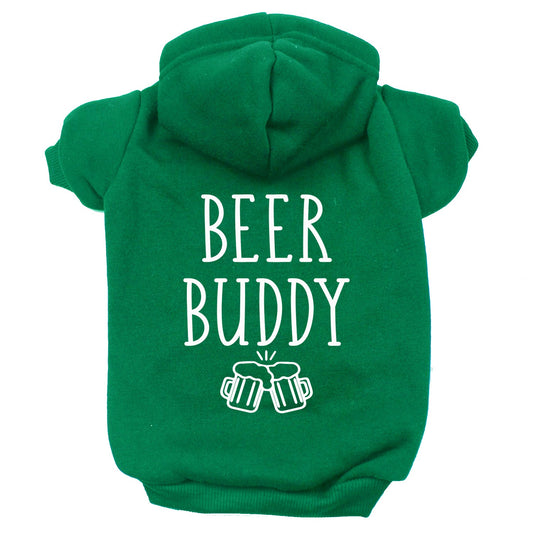 Beer Buddy Dog Hoodie