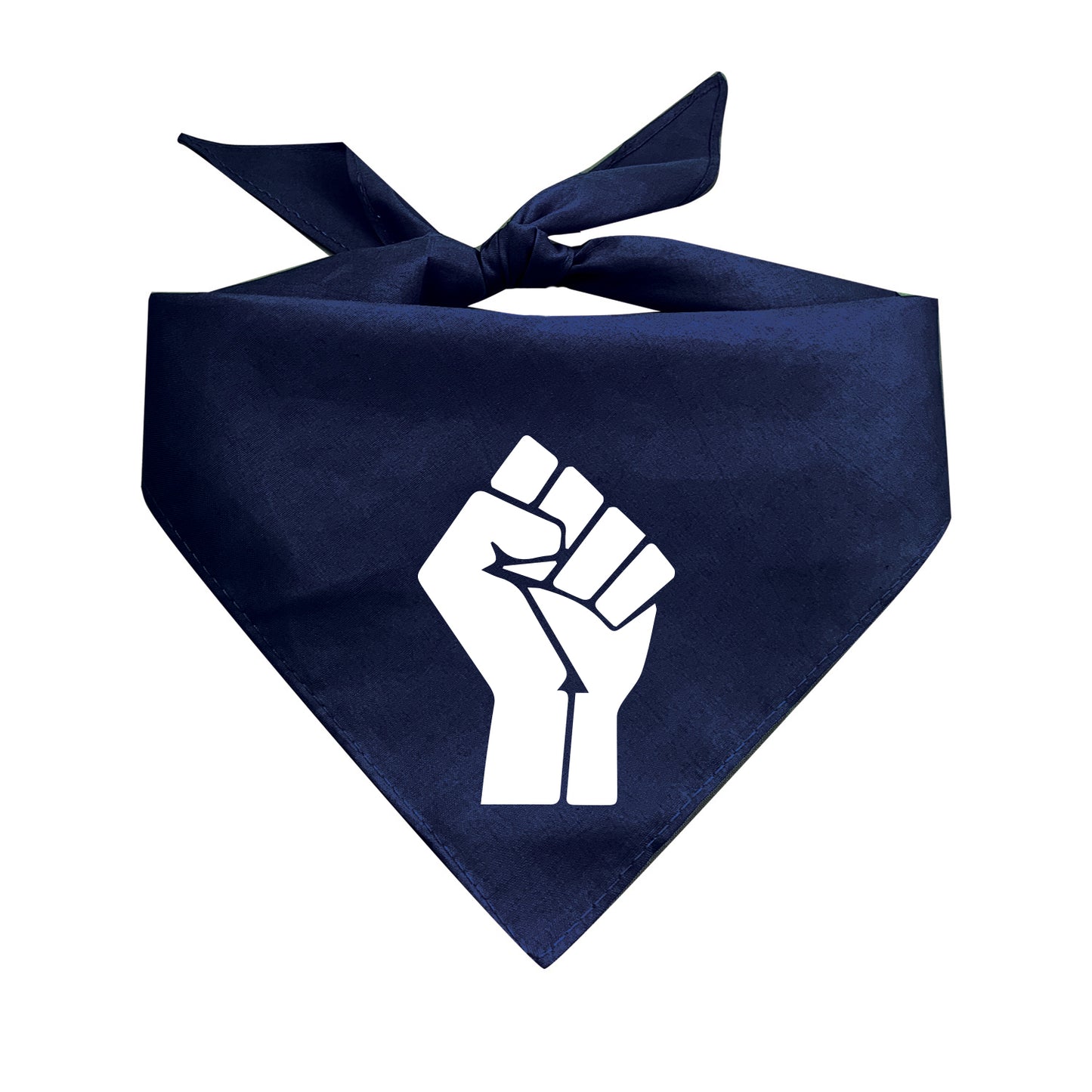 Fist Only BLM Triangle Dog Bandana