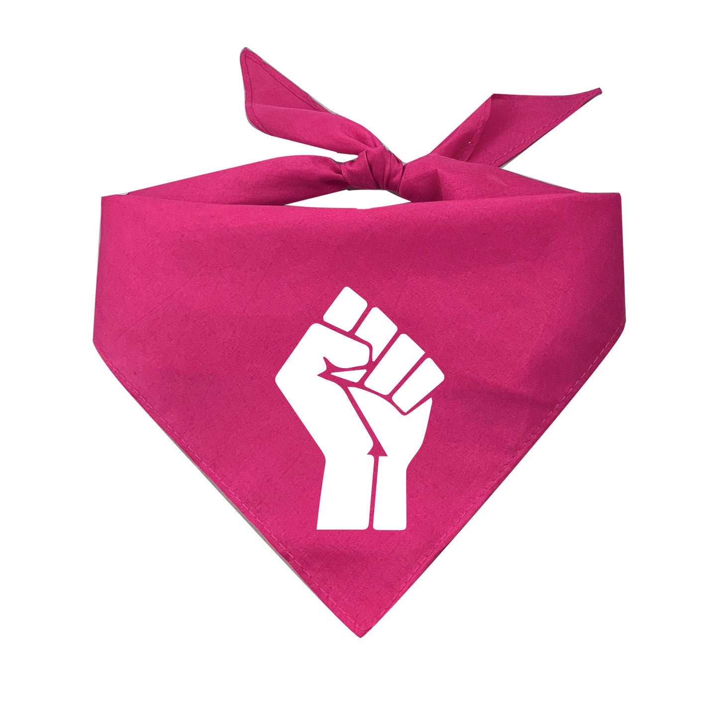 Fist Only BLM Triangle Dog Bandana
