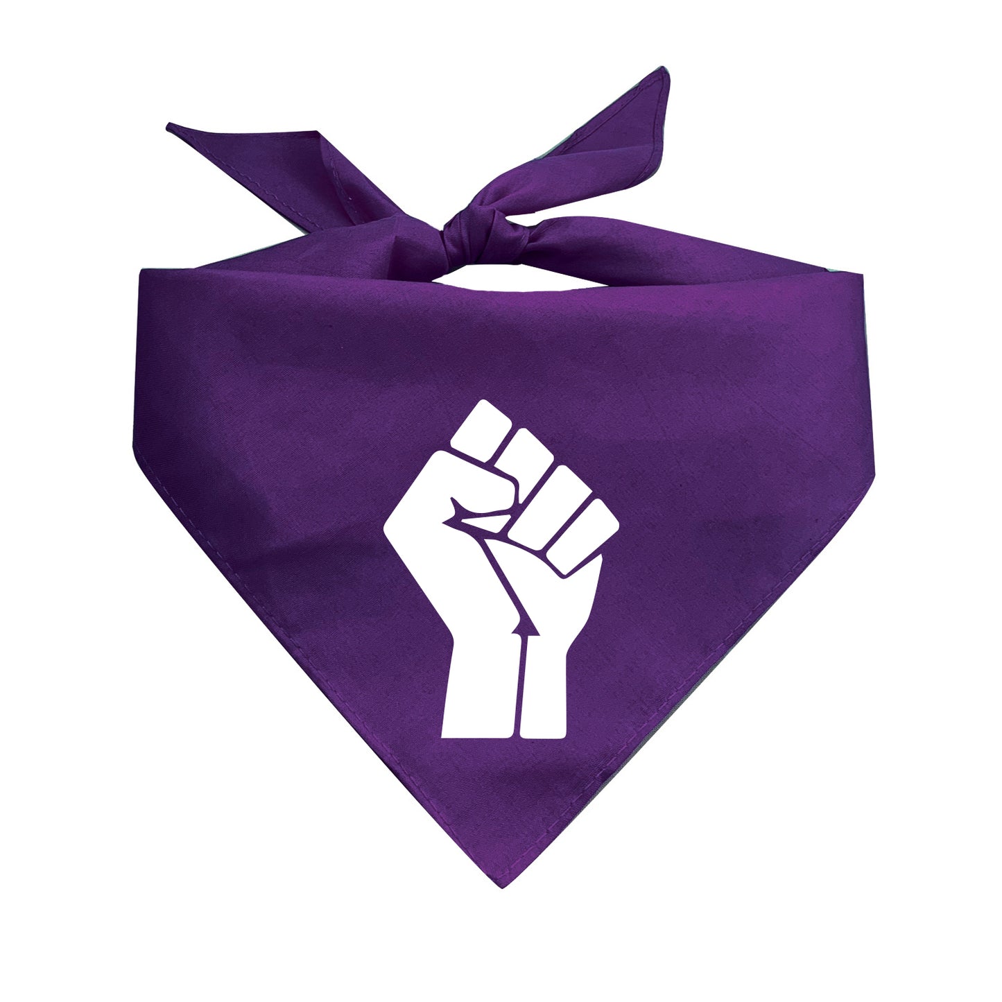 Fist Only BLM Triangle Dog Bandana
