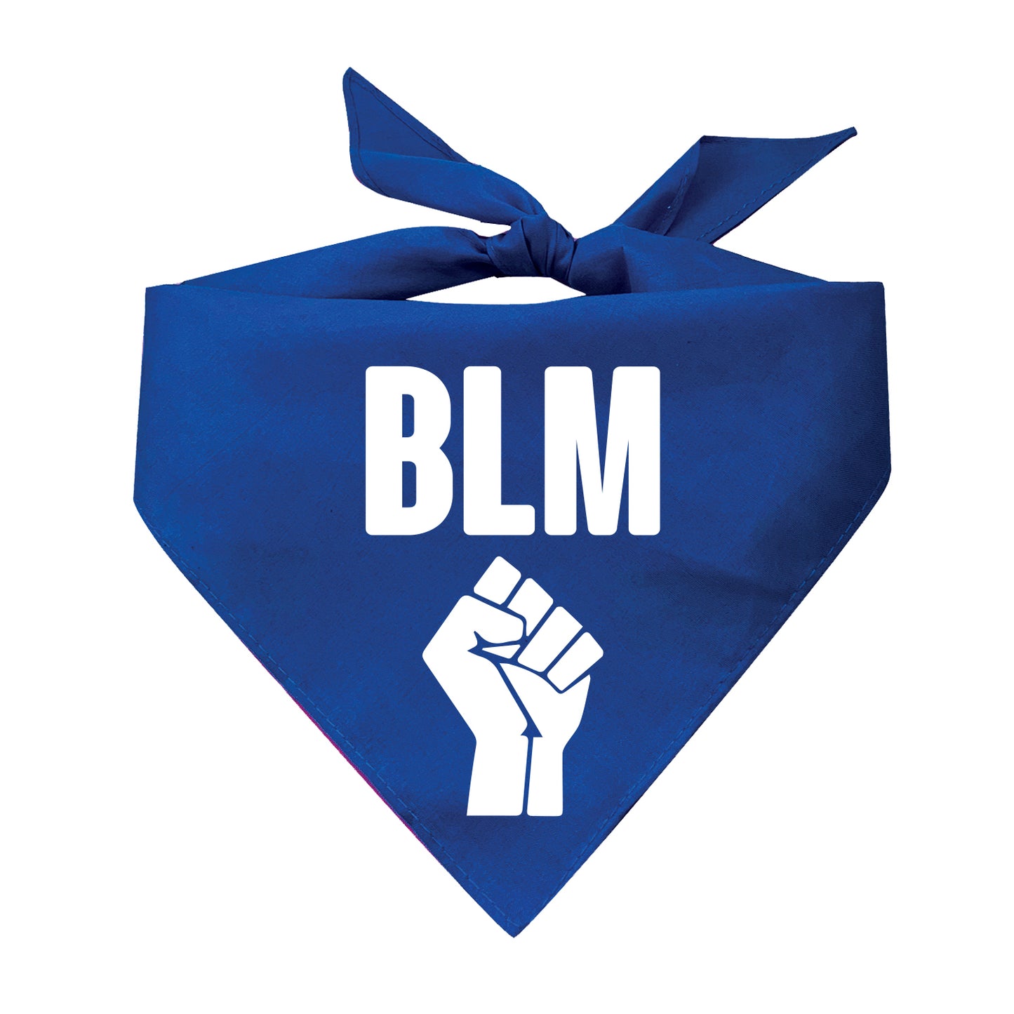 BLM with Fist Triangle Dog Bandana