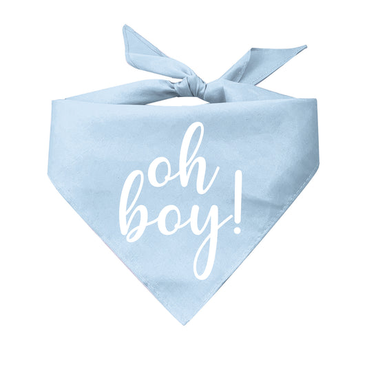 Oh Boy! Triangle Dog Bandana