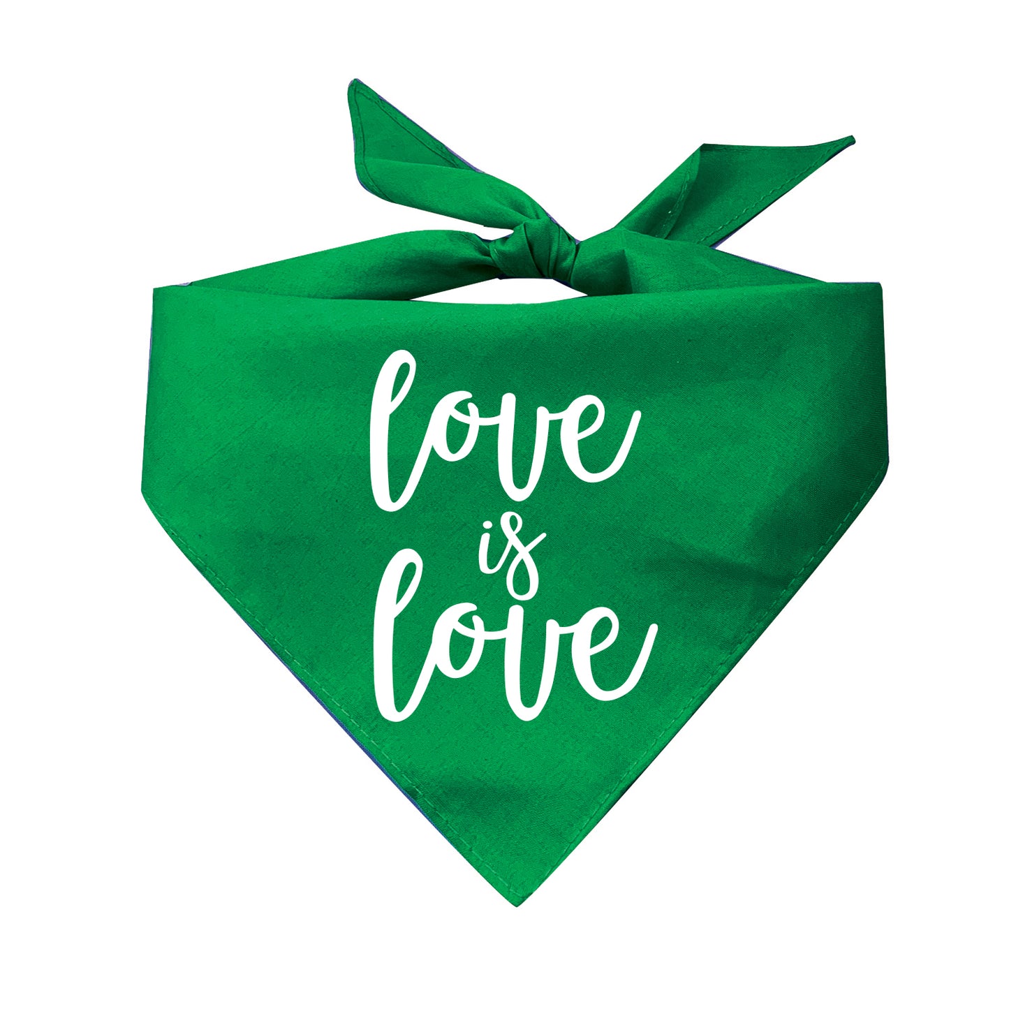 Love Is Love Triangle Dog Bandana