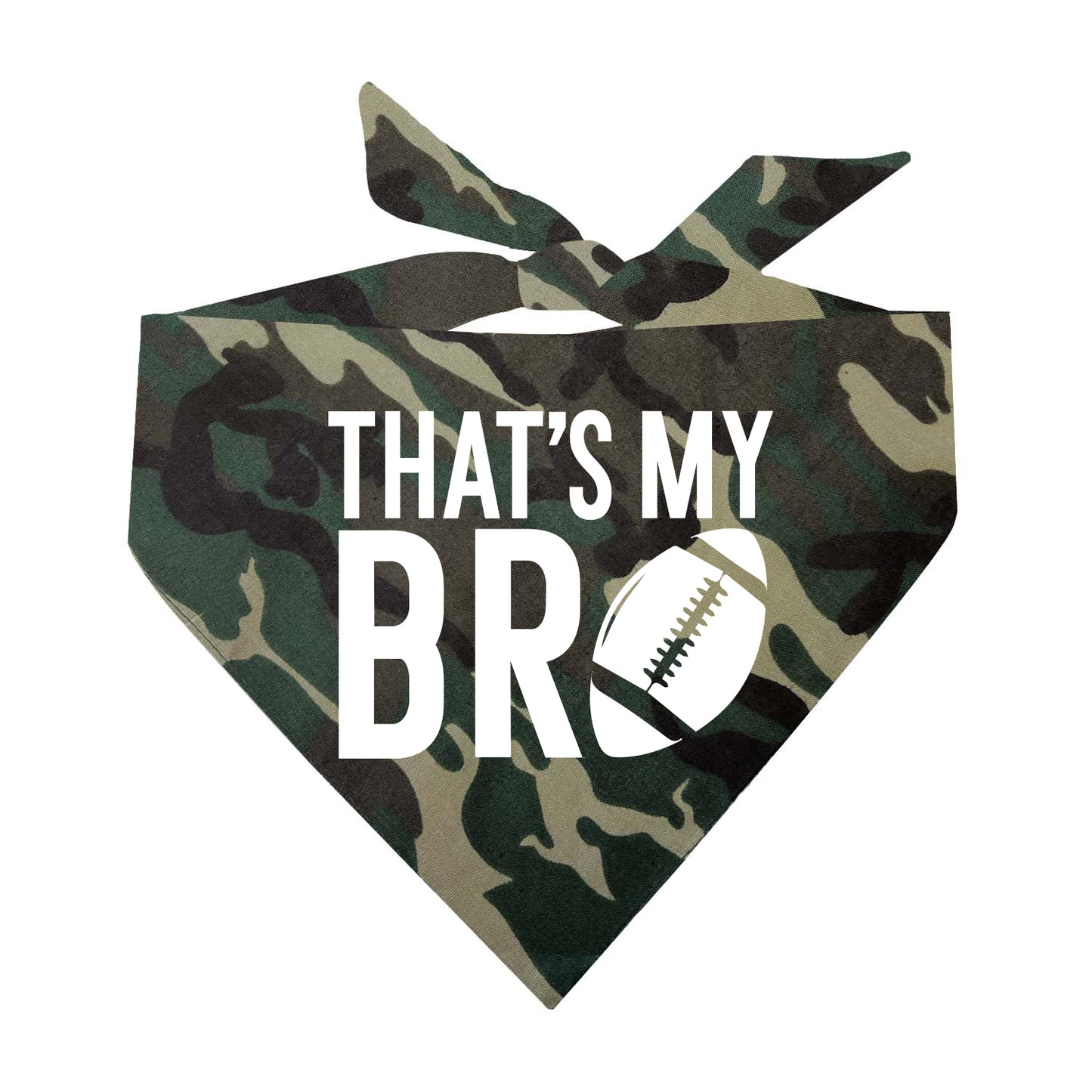 That's My Bro (Football) Triangle Dog Bandana