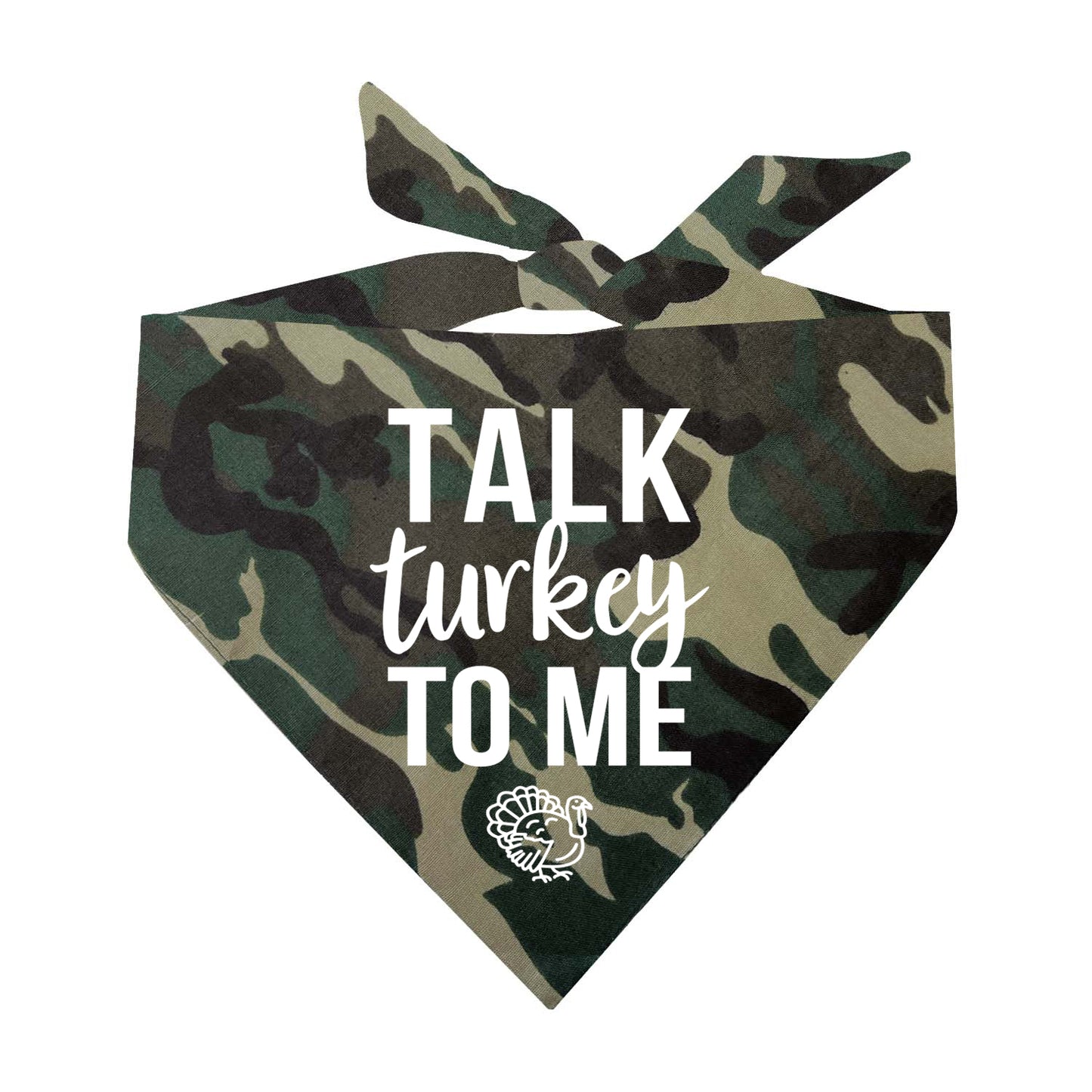 Talk Turkey To Me Triangle Dog Bandana