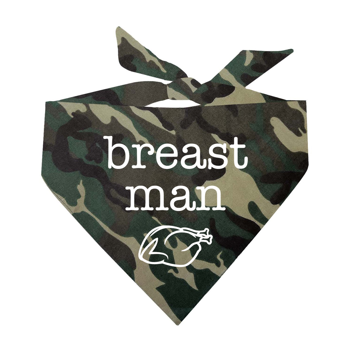 Breast Man Triangle Dog Bandana