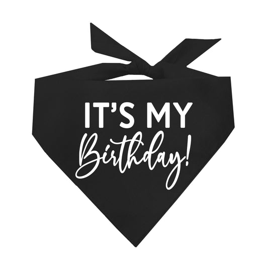 It's My Birthday! Triangle Dog Bandana