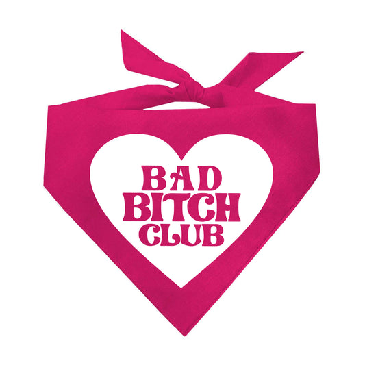 Bad B*tch Club Triangle Dog Bandana