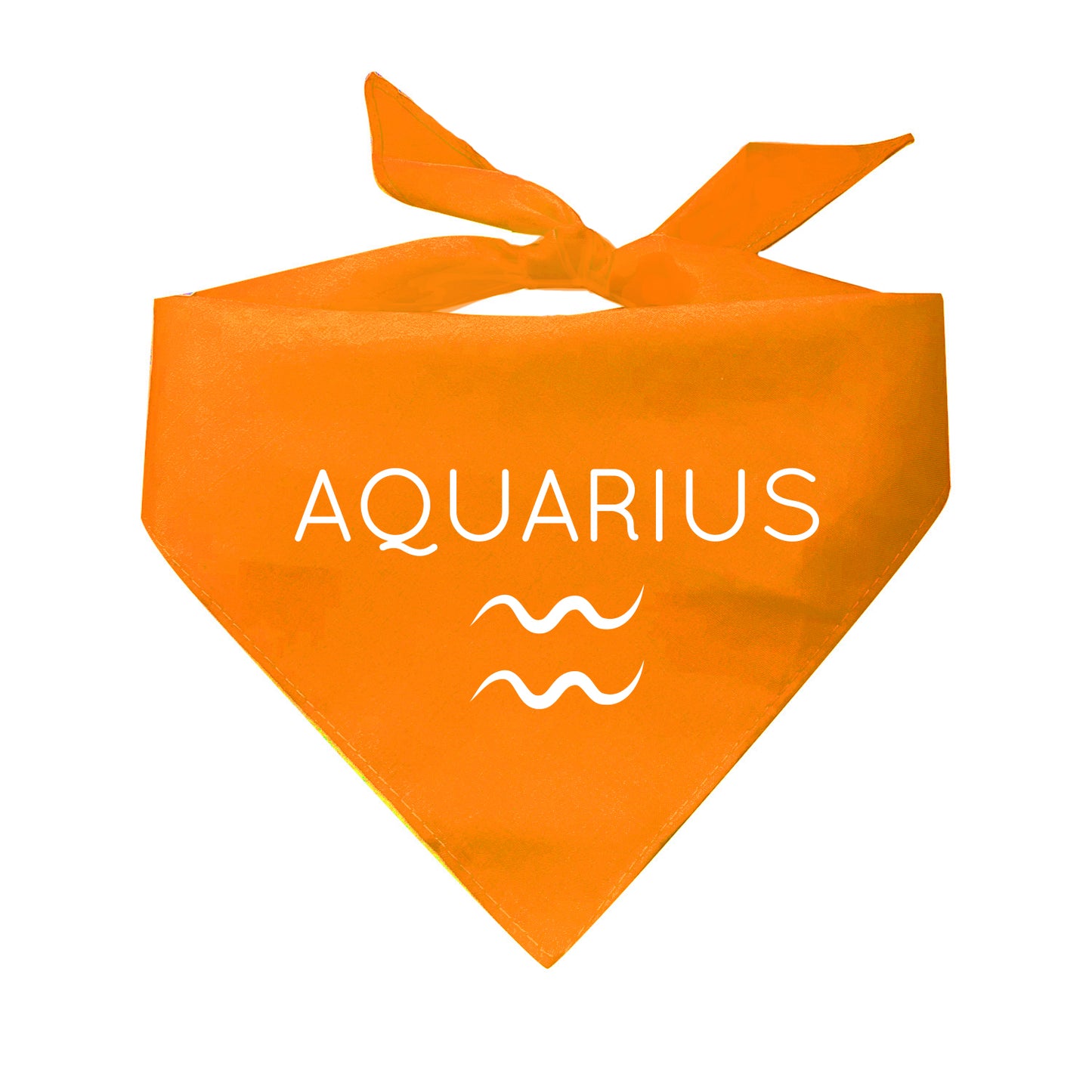 Aquarius Zodiac Horoscope Sign Triangle Dog Bandana