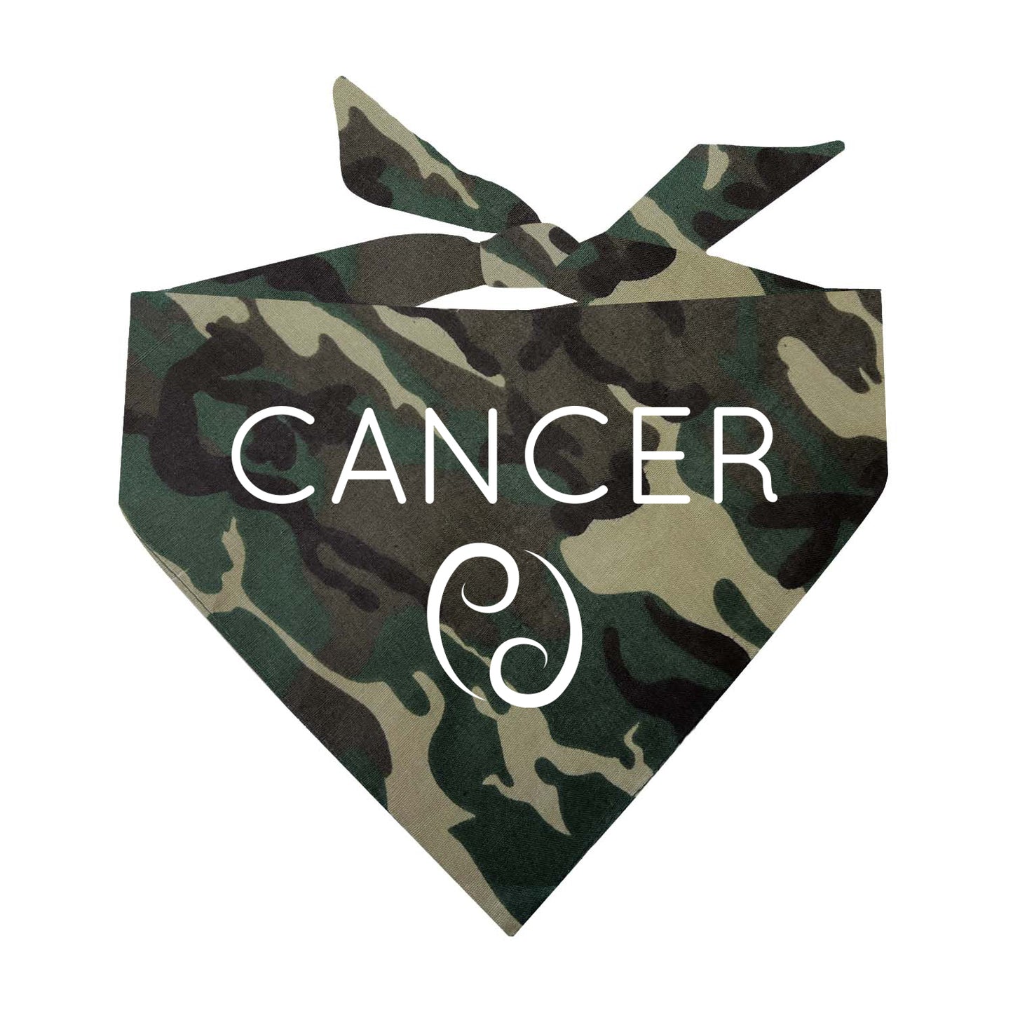 Cancer Zodiac Triangle Dog Bandana