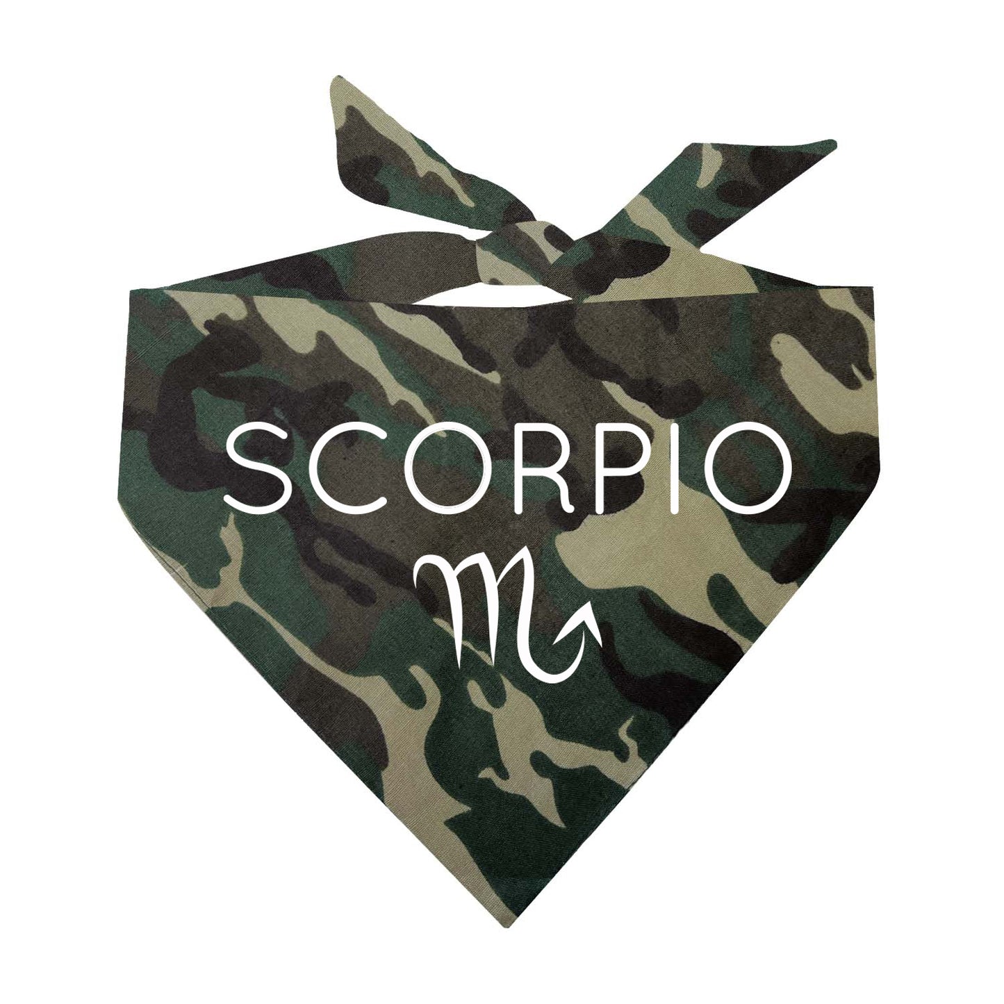 Scorpio Triangle Dog Bandana
