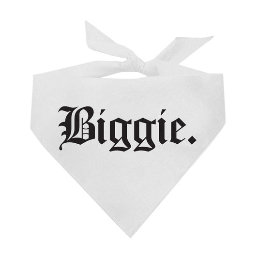 Biggie & Smalls Triangle Dog Bandana (Part Matching Set)