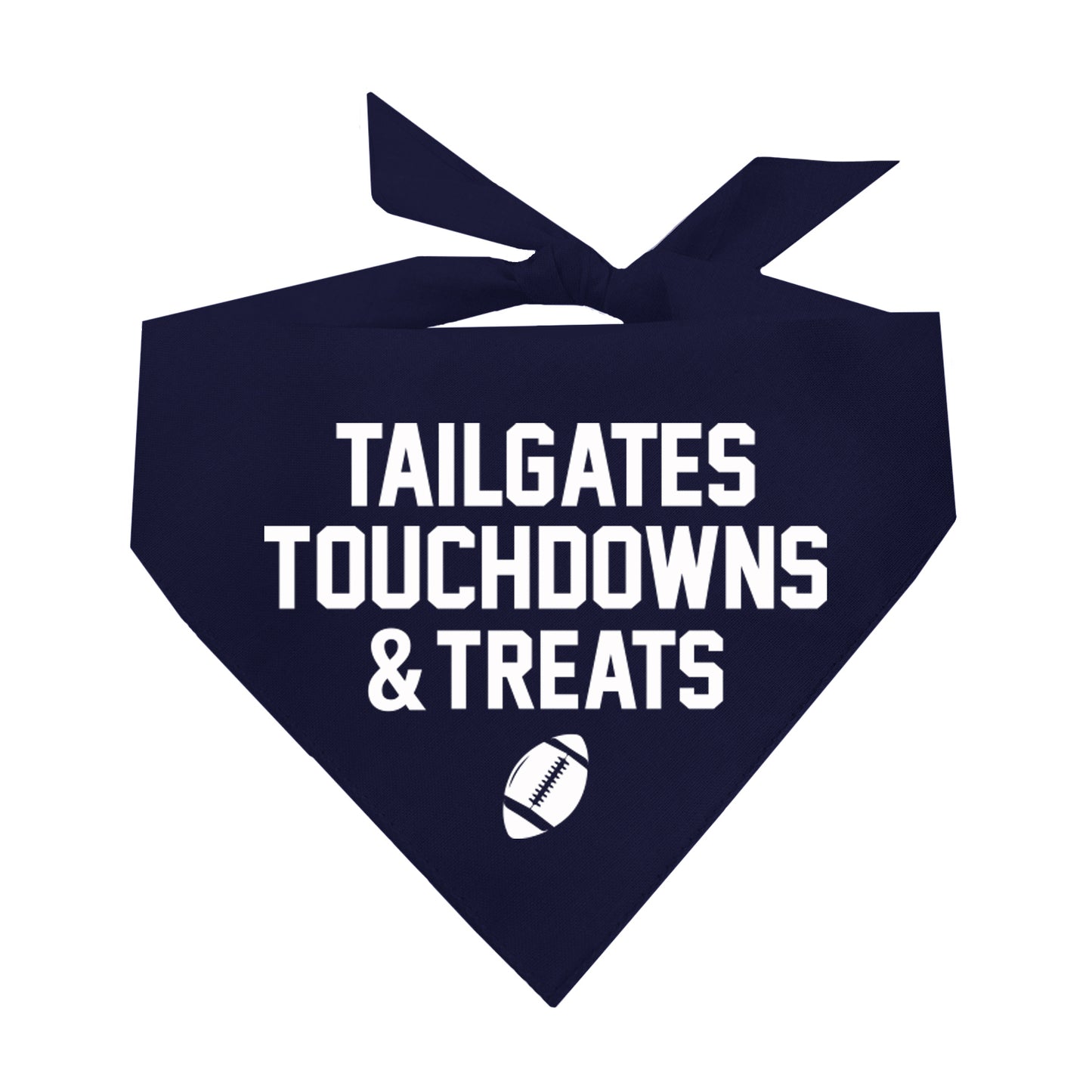Tailgates Touchdowns & Treats Triangle Dog Bandana