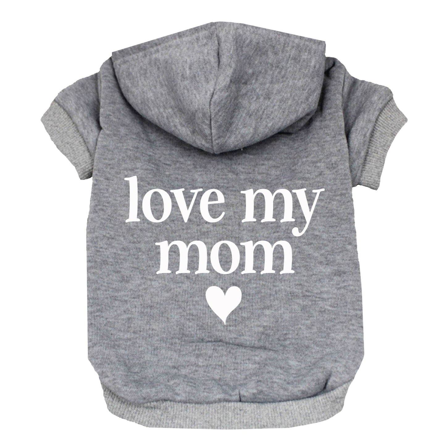 Love My Mom Dog Hoodie