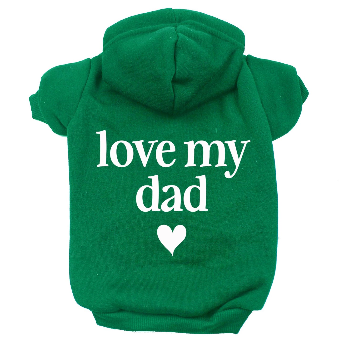 Love My Dad Dog Hoodie