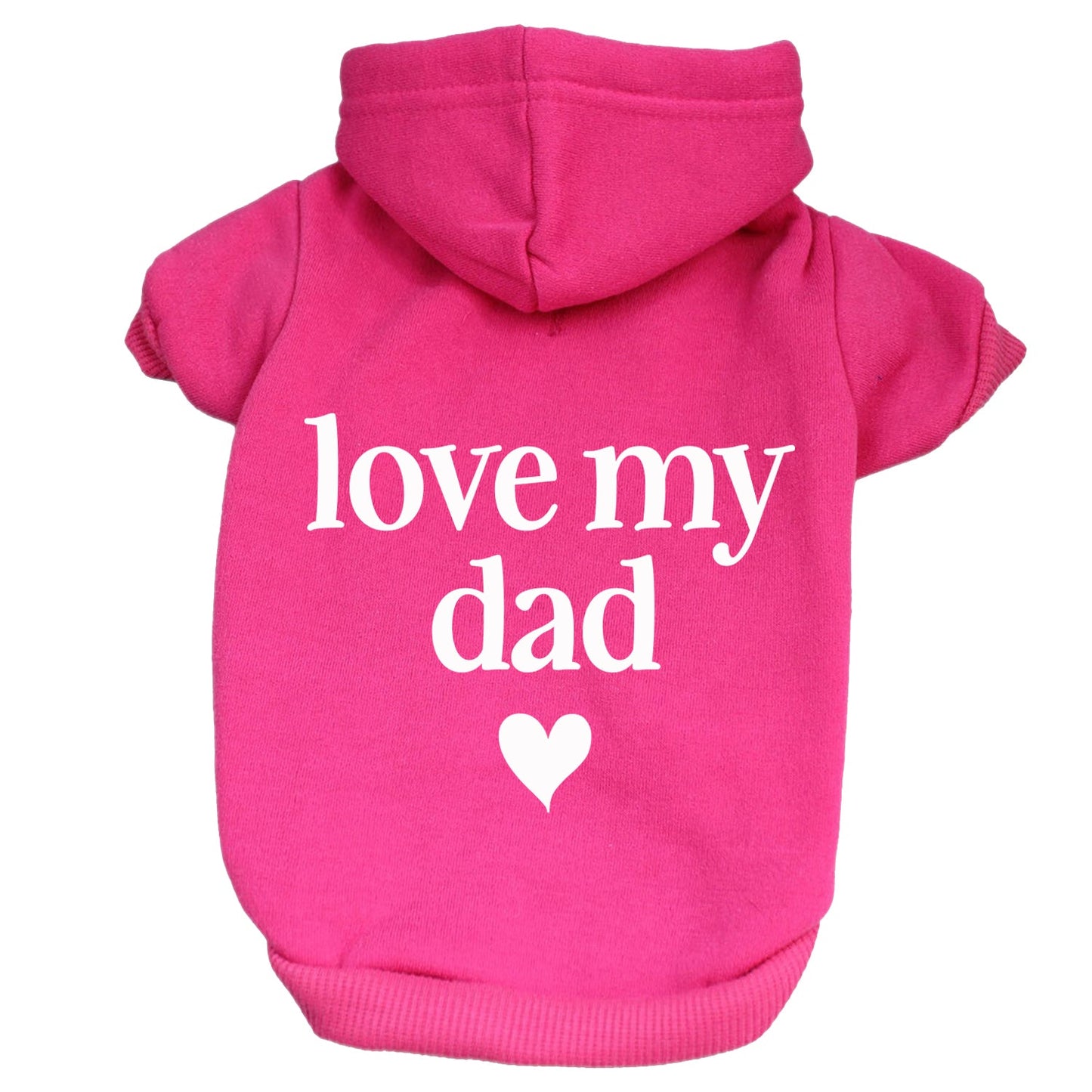Love My Dad Dog Hoodie