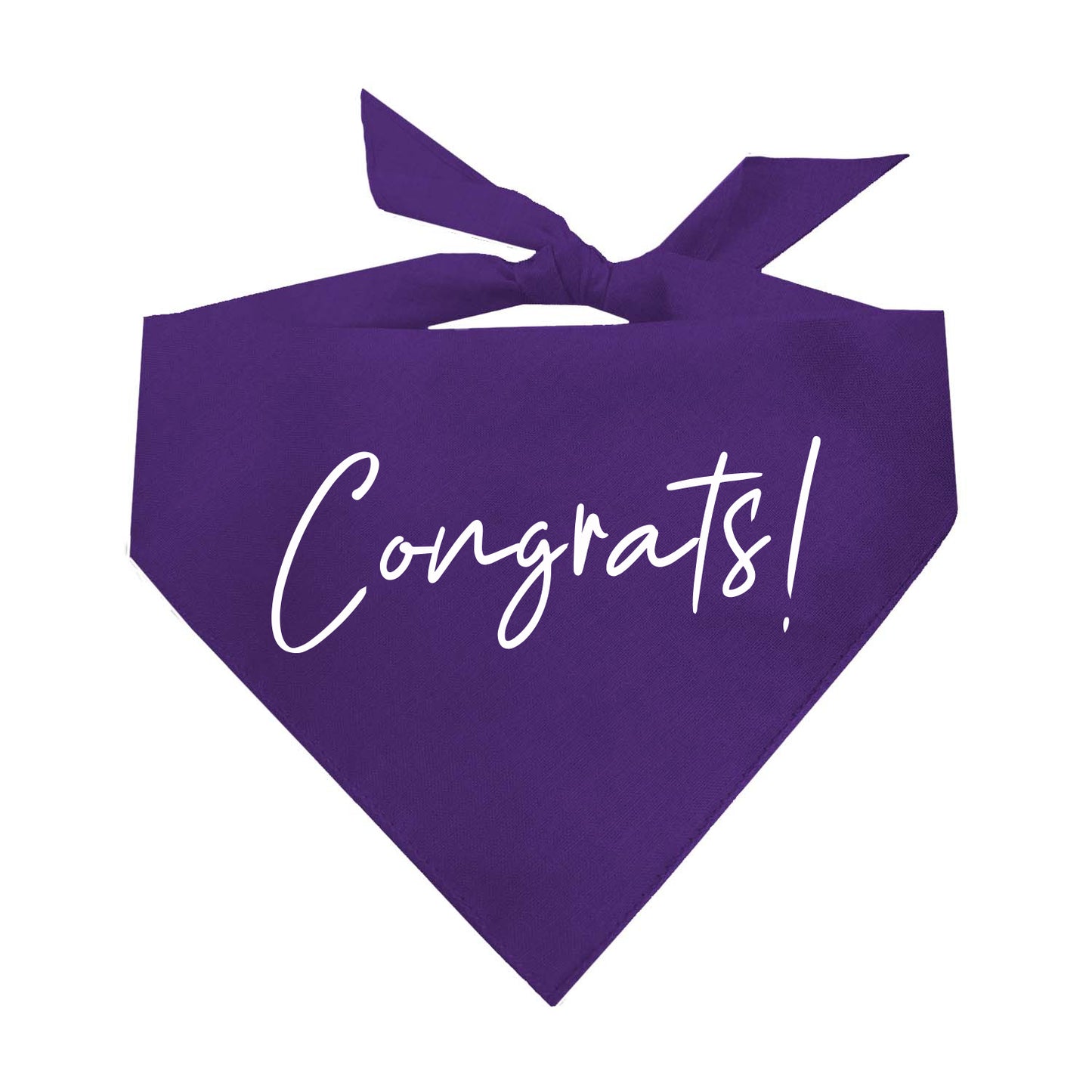 Congrats! Graduation Triangle Dog Bandana