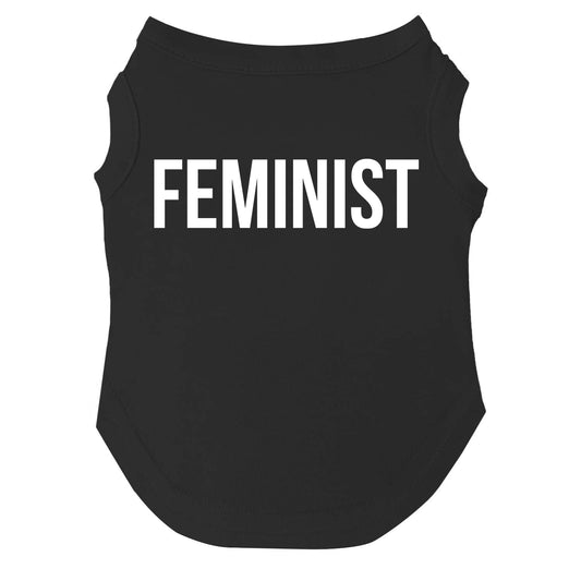 Feminist Dog Tee | Soft Cotton Blend | Made in USA | Empowering & Cute Pet Outfit