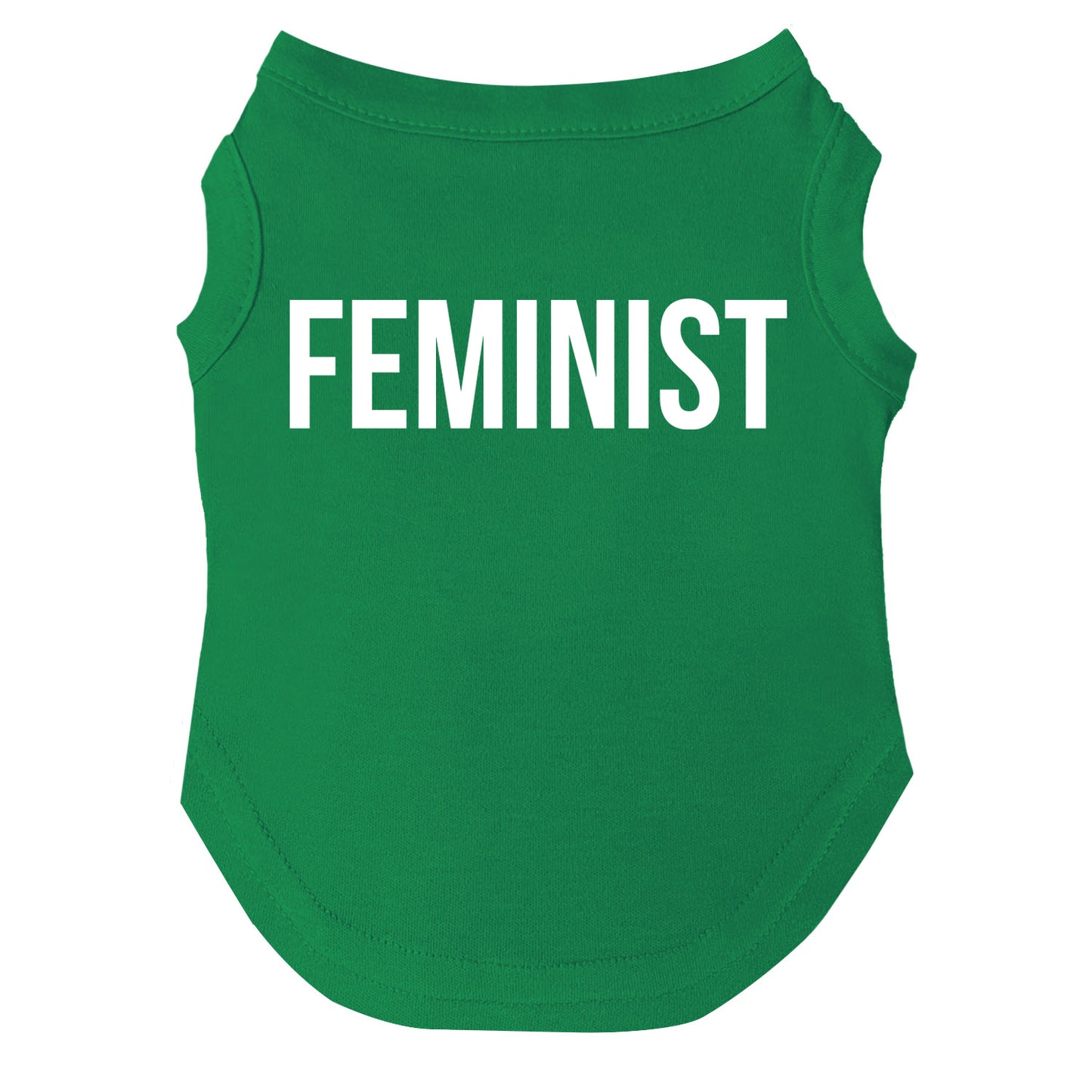 Feminist Dog Tee | Soft Cotton Blend | Made in USA | Empowering & Cute Pet Outfit