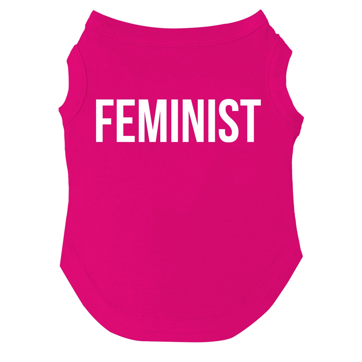 Feminist Dog Tee | Soft Cotton Blend | Made in USA | Empowering & Cute Pet Outfit