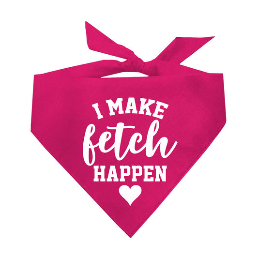 I Make Fetch Happen Triangle Dog Bandana