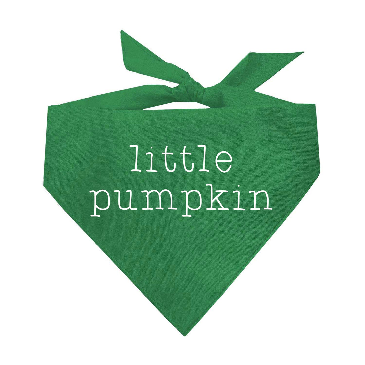 Little Pumpkin Triangle Dog Bandana
