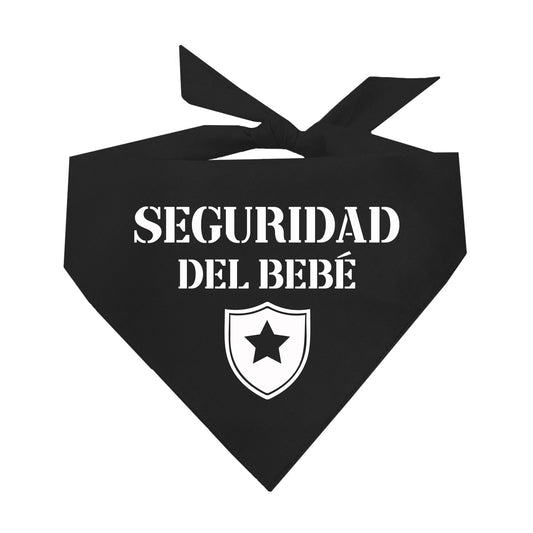Seguridad Del Bebe (Baby Security) Triangle Dog Bandana