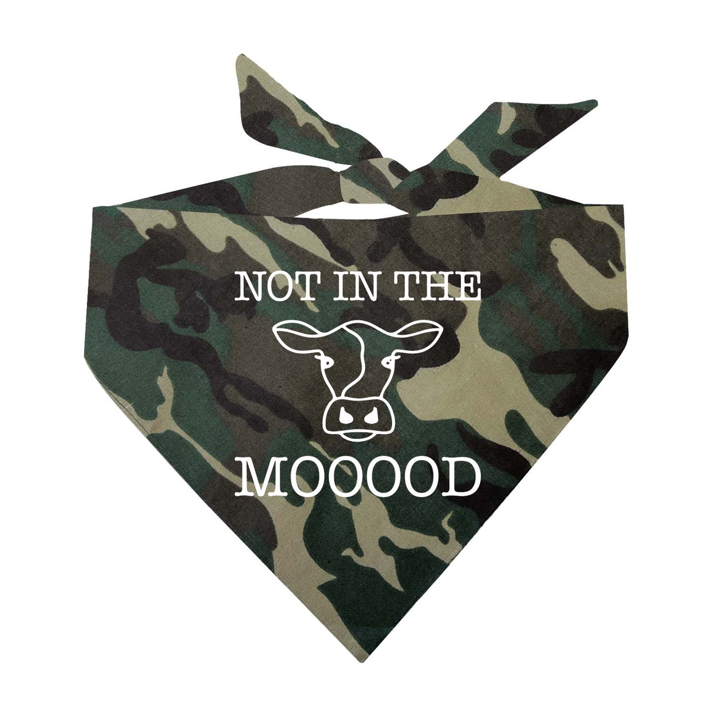 Not In The Mood Triangle Dog Bandana